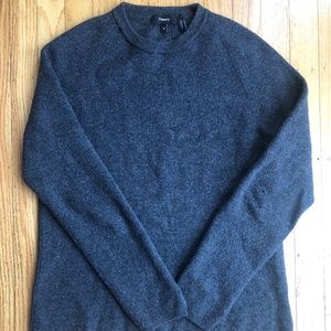 Men’s Charcoal Gray Wool Sweater